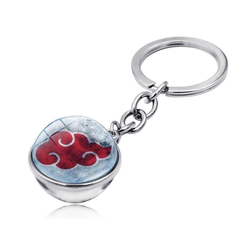 Naruto Sharingan Keyring Featuring Sharingan Design And Zinc Alloy Material For Collectors