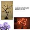 LED Table Lamp Rose Flower Tree USB Night Lights Home Decoration Xmas Christmas Wedding Bedroom Decor