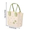 Simple Storage Bathroom Basket Household Portable Hollow Drain Storage Basket Student Dormitory Bathing Basket