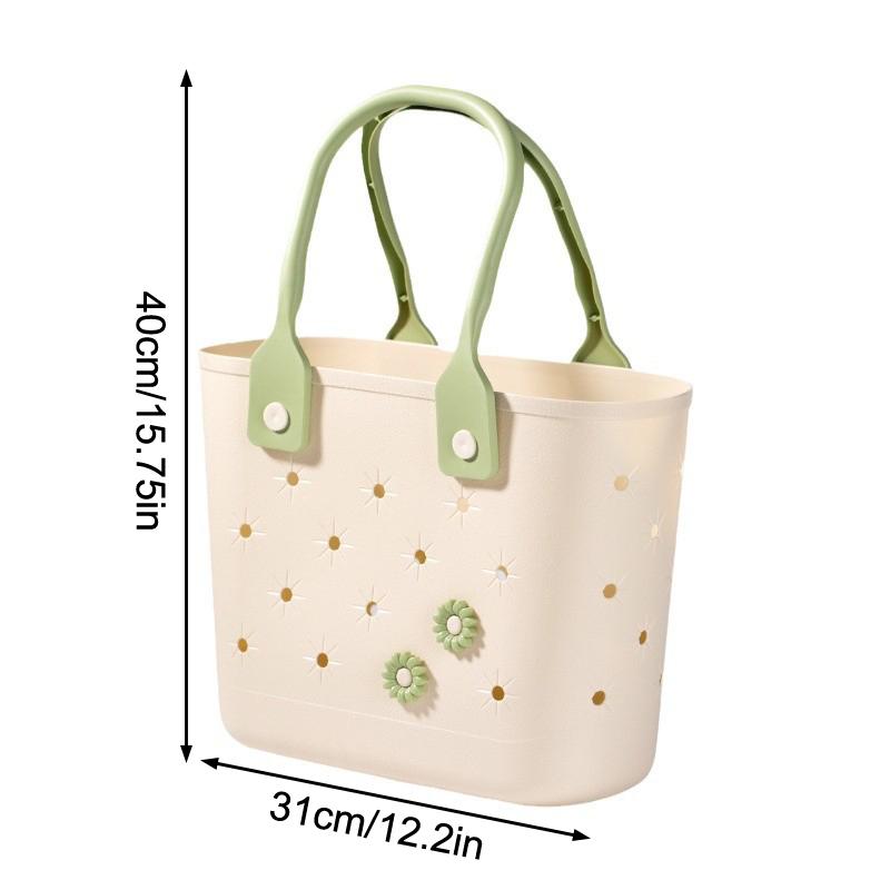 Simple Storage Bathroom Basket Household Portable Hollow Drain Storage Basket Student Dormitory Bathing Basket