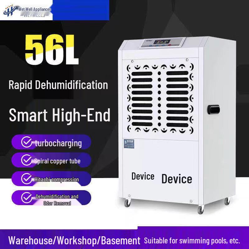 Wetwells Commercial Industrial Dehumidifier CN plug (adapter included)