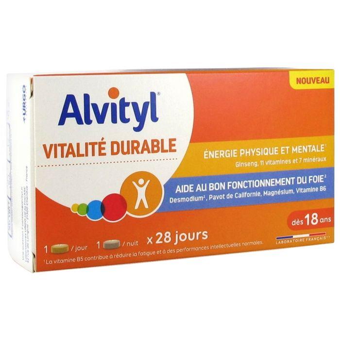 Alvityl Vitalité Durable 56 Comprimés - Complément alimentaire pour la vitalité et le bien-être à long terme