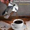Moka Pot Classic Italian Café Brewing Tools Espresso Maker 50/100/150/300/450ml Alluminio Accessori per caffè Macchina per caffè italiano