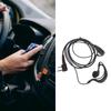 Durable 2 PIN Earhook Headset with Microphone Reliable Transmission & Ergonomic Design for ICV8 V80 V80E V82 V85 F4026