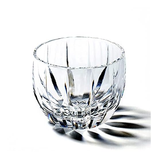 [TABLEAU Official] Crystal Edo Kiriko by Yasunori Kimura - Kenbishi Guinomi (Clear) TB5100-00, in Pa