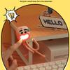 Small Mini Night Light Funny Sportsman Practical Suction Cup Lamp Changeable Shape Funny Button Beige