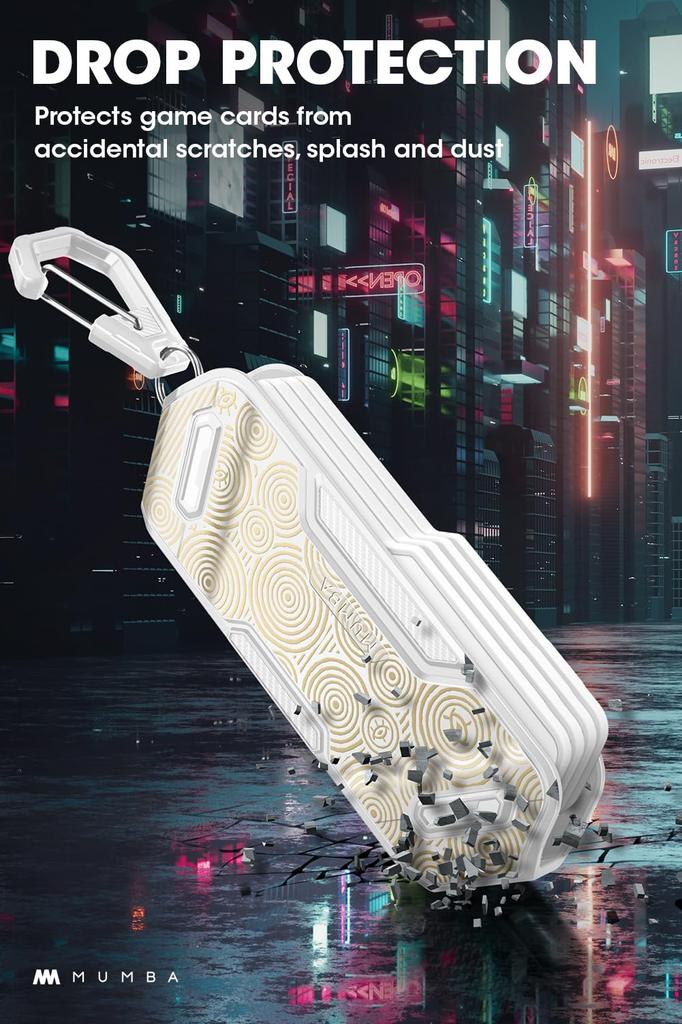 Mumba Switch Soft Switch Game Card Storage Soft 12 Cards 4 Layer Rotating Holder Easy to For Going Compatible with OLED Models Case, Case, Storage,