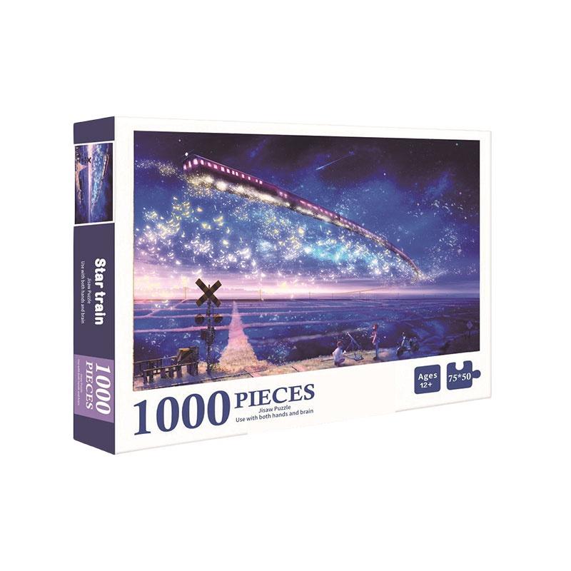 1000 Piece Jigsaw Puzzle Mind-boggling Landscape Puzzle Toy