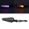 1 Paar DC12V Motorrad 2-Wege Blinker Universal IPX6 Wasserdicht LED Kontrollleuchte für