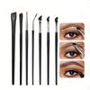 Precision Eye Makeup Brush Set (3/5/7-Piece) - Includes Angled Eyeliner, Eyeshadow, and Detail Brushes