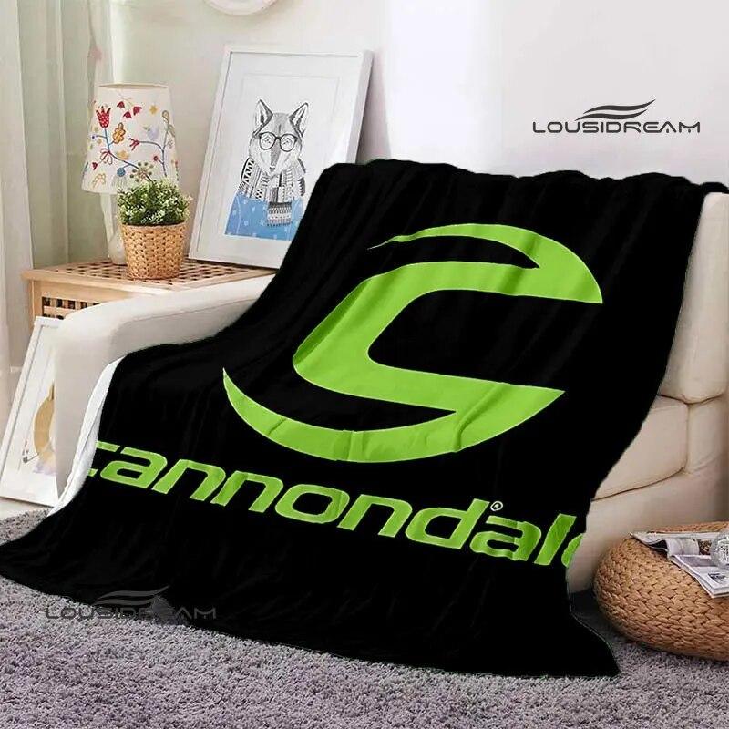 

Bicycle brand logo printed blanket Flannel Soft and Comfortable Blanket Home Travel Essential Blanket for Birthday Gifts