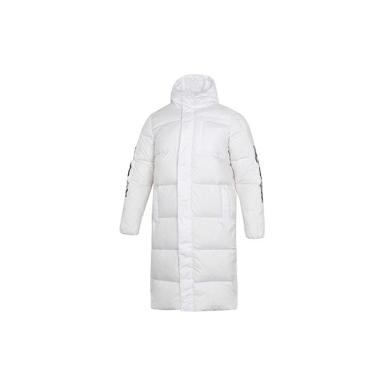 adidas Outdoor Athleisure Casual Sports hooded down Jacket White Men s HC2634 XL