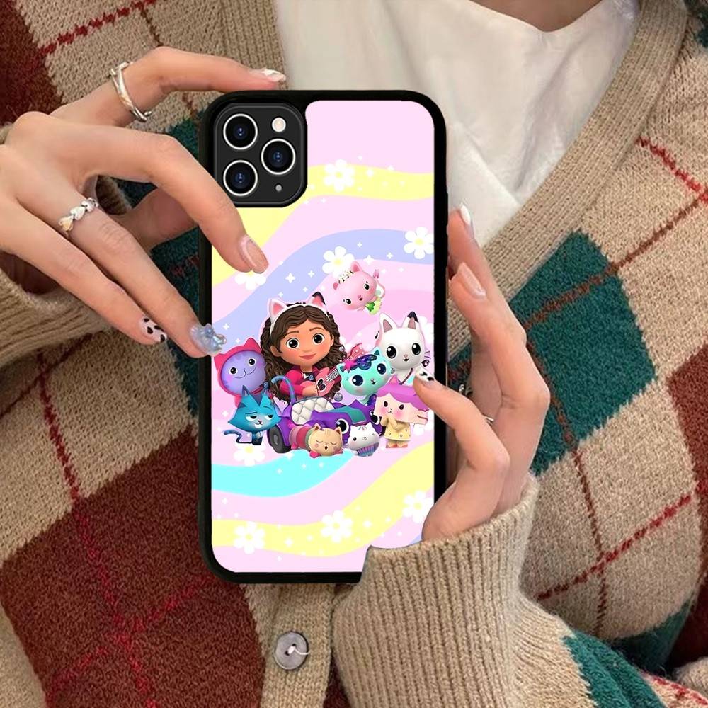 Cute G-Gabbys D-Dollhouse Phone Case For IPhone 17 16 Pro Max 11 12 13 14 15 Hard PC+TPU Bracket Back Cover