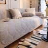Cross-Border New Milk Fleece Quilted Sofa Cushion Plush Autumn And Winter Sofa Cover Sofa Towel Cover Cloth Seat Cushion