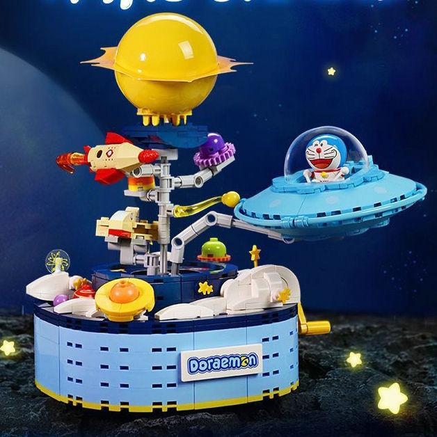Doraemon Nobita Cartoon Micro Particle Building Blocks Anime Figure Assembly Toy for Kids Gift