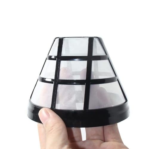 2-Pack No. 4 Reusable Coffee Maker Basket Filters for Ninja Filters, Fits Most 8-12 Cup Basket Drip Coffee Machines