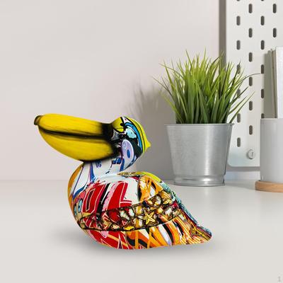 Statue Animal Home Decor Artwork Ornament Sculpture Bird for Shelf, Desktop, Garden,