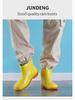 Yellow Food & Work Boots: Farm, Labor, Kitchen, Sanitation, Rain-Ready with Tendon Soles
