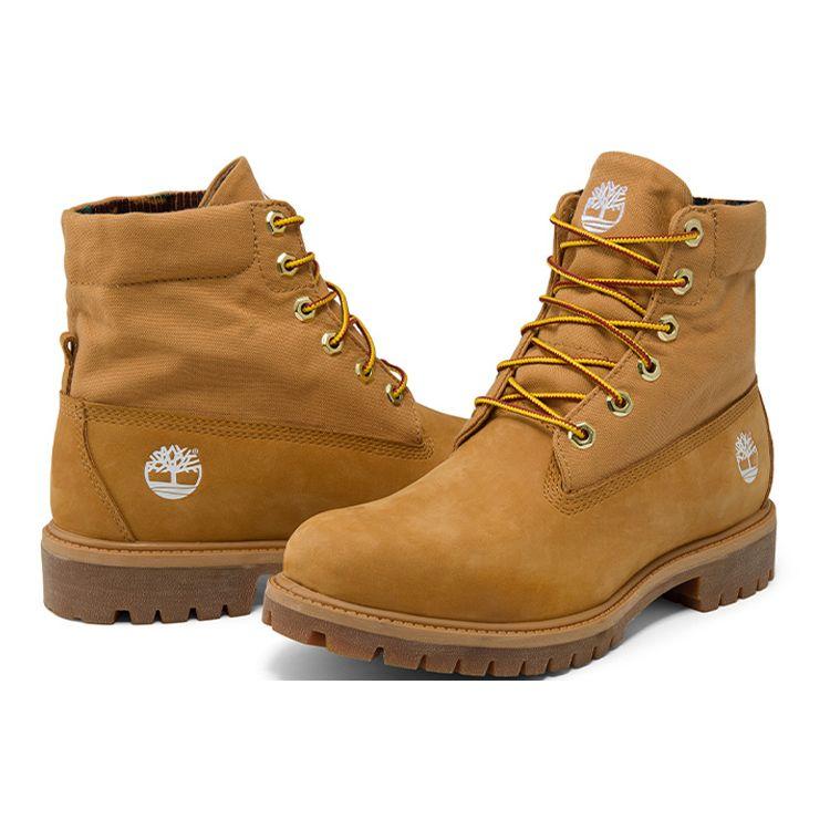 Timberland Roll Top Comfortable Mid-Calf Work Boots Men Boots Wheat A2GCBW