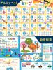 Cube Doctor English Bath Value Set of B3 Chart Hiragana, A-I-U-E-O Alphabet, Posters, 4, Size, A-I-U-E-O