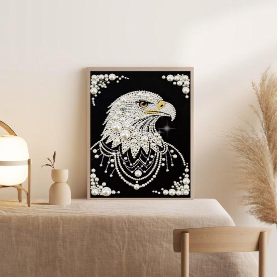 Faux Pearl Painting Kit 3D Pearl Painting Art Craft Animal Designs DIY Mosaic