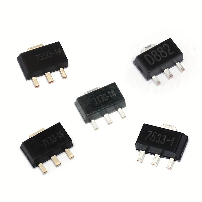 SMD Voltage Regulator Assortment SOT89 SOT223 TO252 LDO AMS1117 2.5V 1.2V 1.8V 3.3V 5V, 6V, 8V, 9V, 12V, 15V, 100mA, ADJ KIT Set