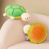 Soft Turtle Transform Hamburger Animal Turtle Plush Doll Flip Sides Plush Doll  Birthday Gifts