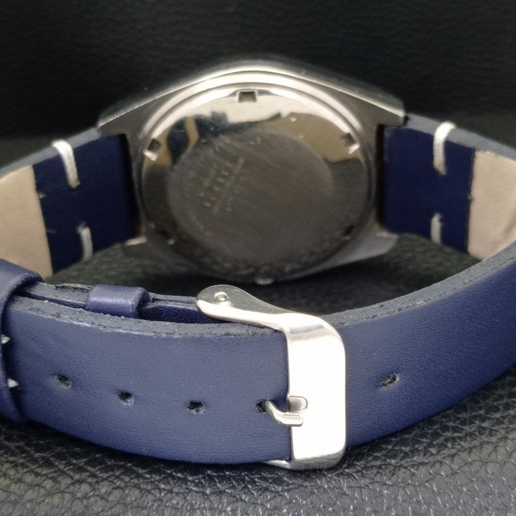 VINTAGE SEIKO 5 AUTOMATIC 6309A JAPAN MENS BLUE COLOR DIAL WATCH a701482-5 R206b-a701482