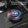 45mm carbon fiber multimedia knob sticker for BMW 123456 series F40 F44 GT F34 F33 F36 F10 F07 G30 G32 G11 G12 X3 F24 F26 X5 F15