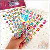 8Sheets/set Cartoon Numbers  Rewards Sticker Puffy Bubble Toys Stickers