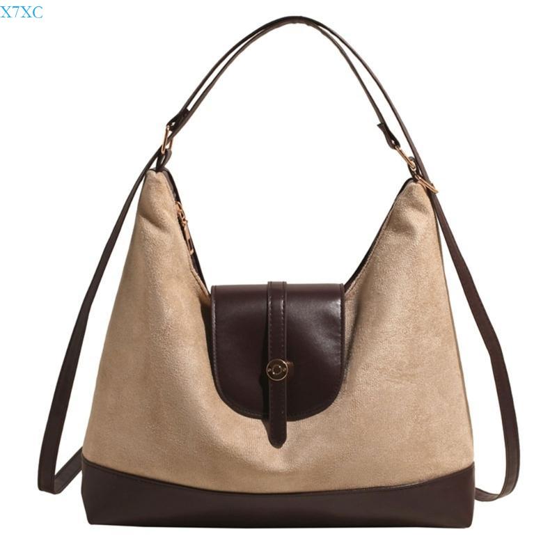 

X7XC Fashionable Large Capacity Underarm Bag Shoulder Bags For Commuting And Shopping хаки