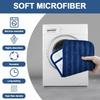 2 pieces Washable Microfiber Mop Cloth Multi-Purpose Absorbent Mop Head Replacements Wet Dry Cleaning Reusable Mop Pads