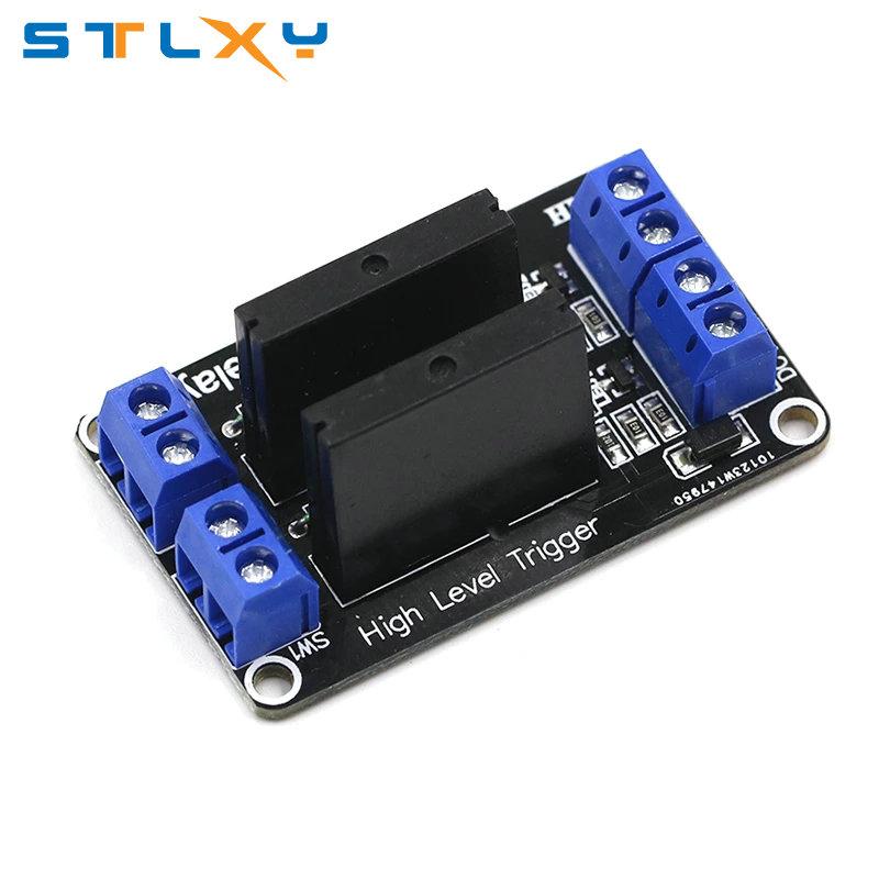 1 2 4 8 Channel 5V DC Relay Module Solid State High Level SSR AVR DSP G3MB-202P Relay for Arduino