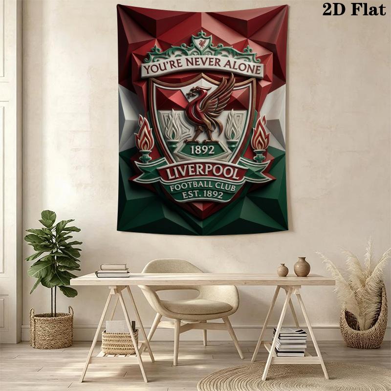 Never Alone Liverpool Fc Crest Threepiece Set 1 Duvet Cover 2 Pillowcase Without Core Christmas Birthday Gift Bedding Set