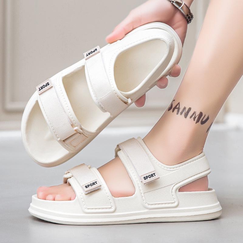 Men's Soft Sole Summer Sandals: Trendy Roman Style Beach Shoes for Parent-Child