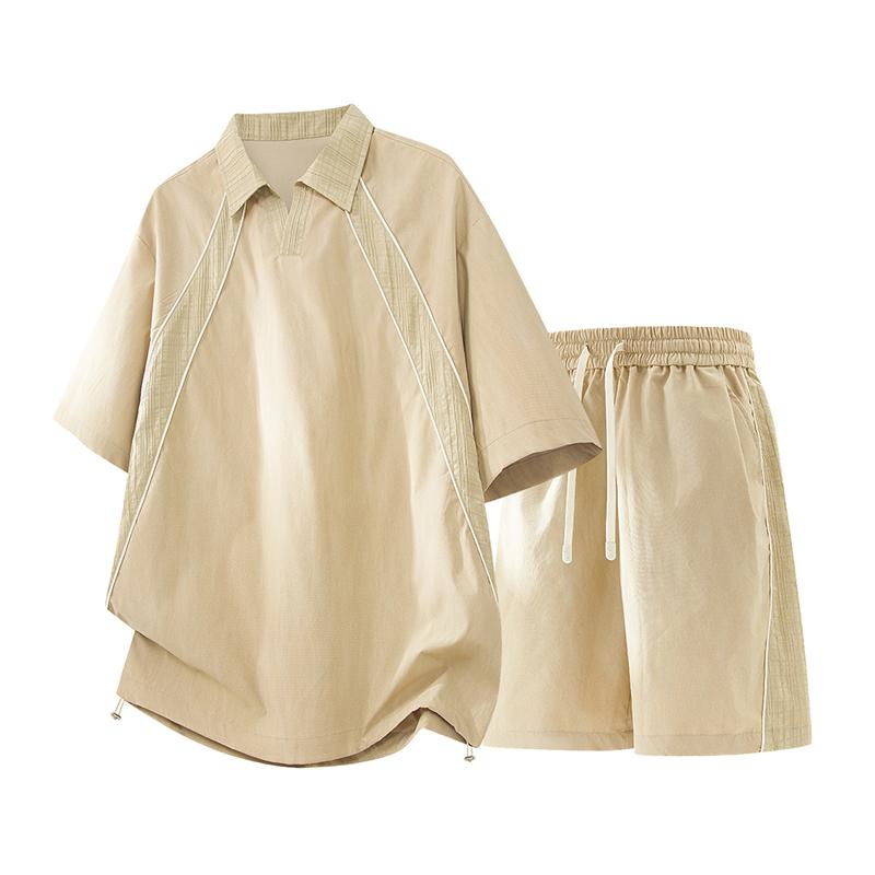 Summer Casual Sports Set For Men, Summer Thin Loose Casual Two-piece Set