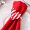 6PCS/SET Handcrafted Heart-Shaped Napkin Rings Romantic Napkin Loops  Dinner Party