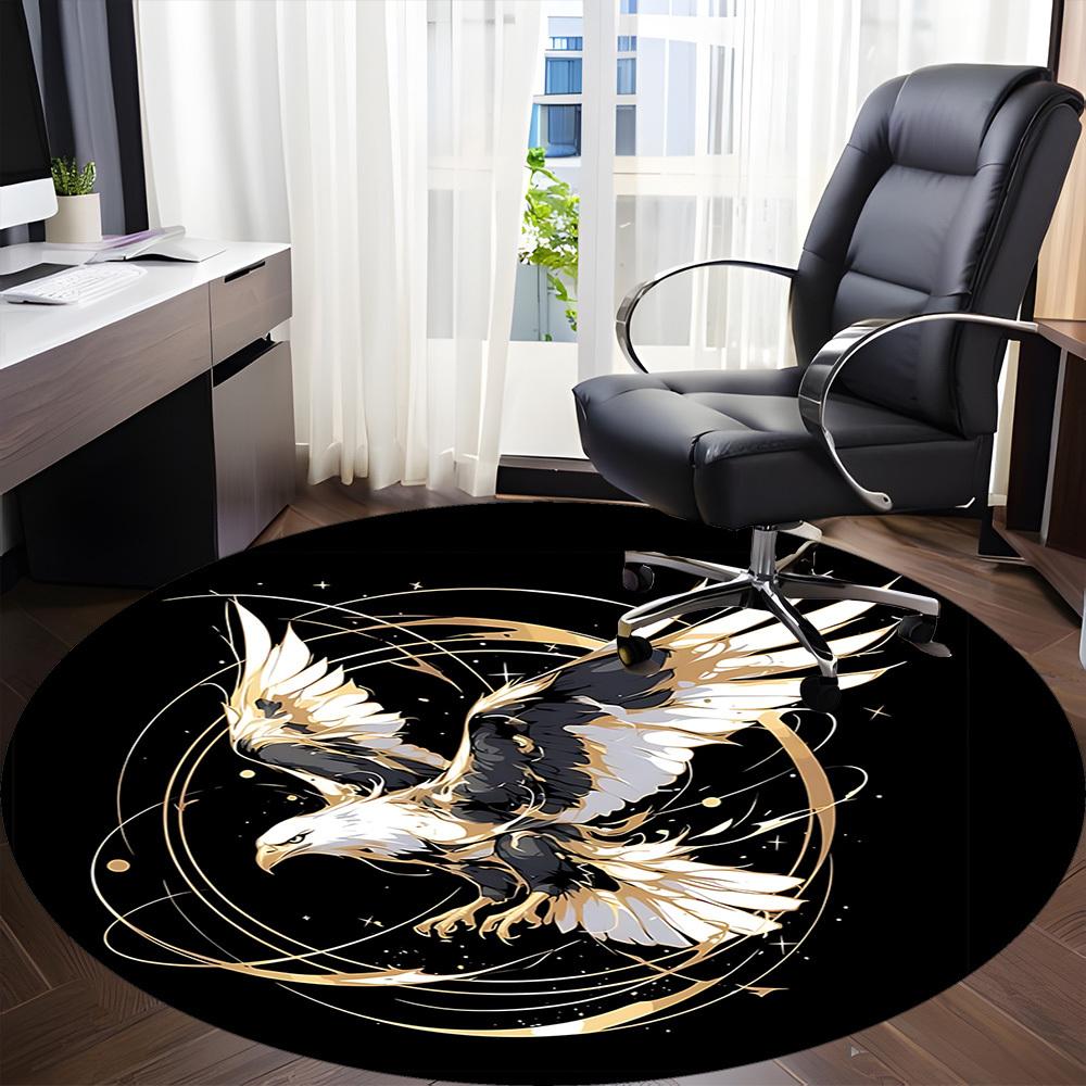 1pc Eagle Flight Chair Carpet for Office - Durable, Ideal for Chair Mats, Stylish & Functional Decorative Rug Yy260130091