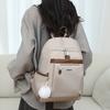 Mochila de nailon para mujer, bolso de viaje de gran capacidad, mochila escolar para estudiantes