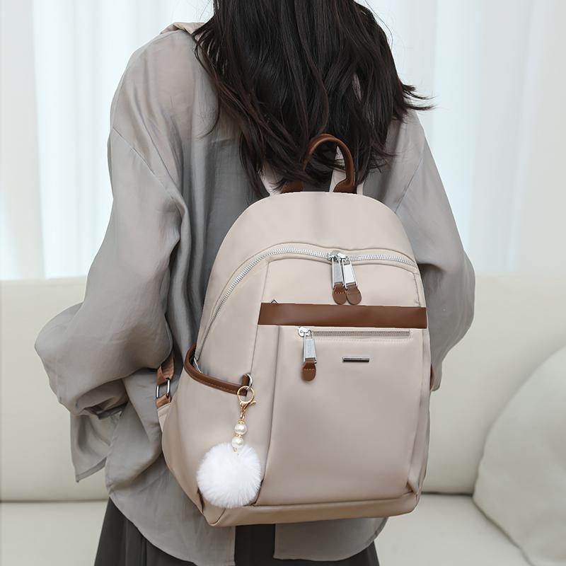 Mochila de nailon para mujer, bolso de viaje de gran capacidad, mochila escolar para estudiantes