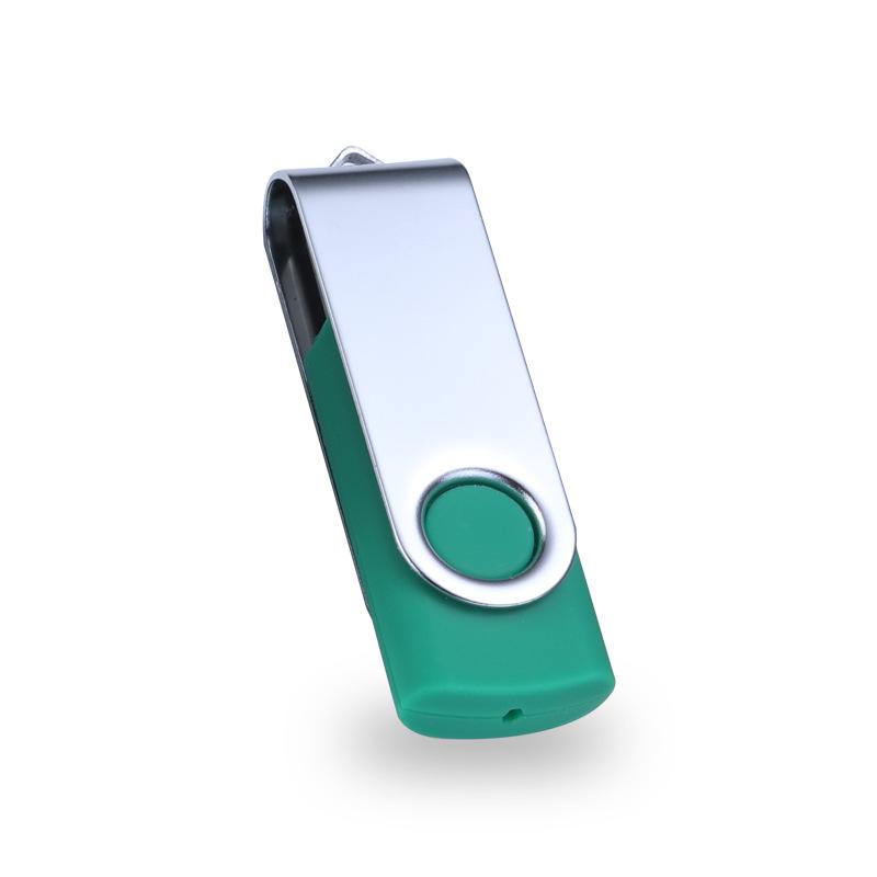 Rotating Metal USB Flash Drive - 32GB/64GB Large Capacity Advertising Gift