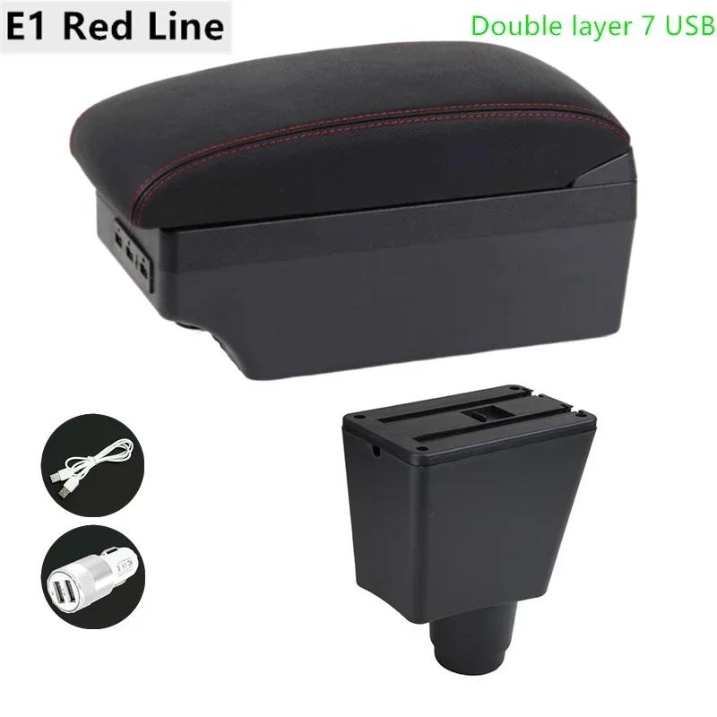 For Renault Logan 2 Armrest Box for Dacia Logan 2 dokker Renault Sandero 2 Car Storage Box supplies interior details USB