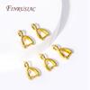 18K Verguld Knijper Hanger Oogje, Messing Hanger Sluitingen Knijper Clip Oogjes Haken Connector DIY Handgemaakte Sieraden Maken Accessoires