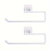 Easy-Install Wall-Mounted Kitchen Organizer - No-Drill Paper Towel & Wrap Holder, Space-Saving Storage for Bathroom and Kitchen Essentials
