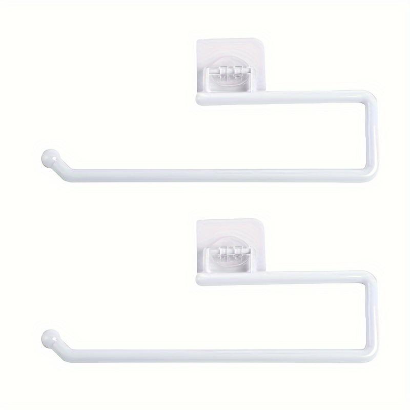 Easy-Install Wall-Mounted Kitchen Organizer - No-Drill Paper Towel & Wrap Holder, Space-Saving Storage for Bathroom and Kitchen Essentials