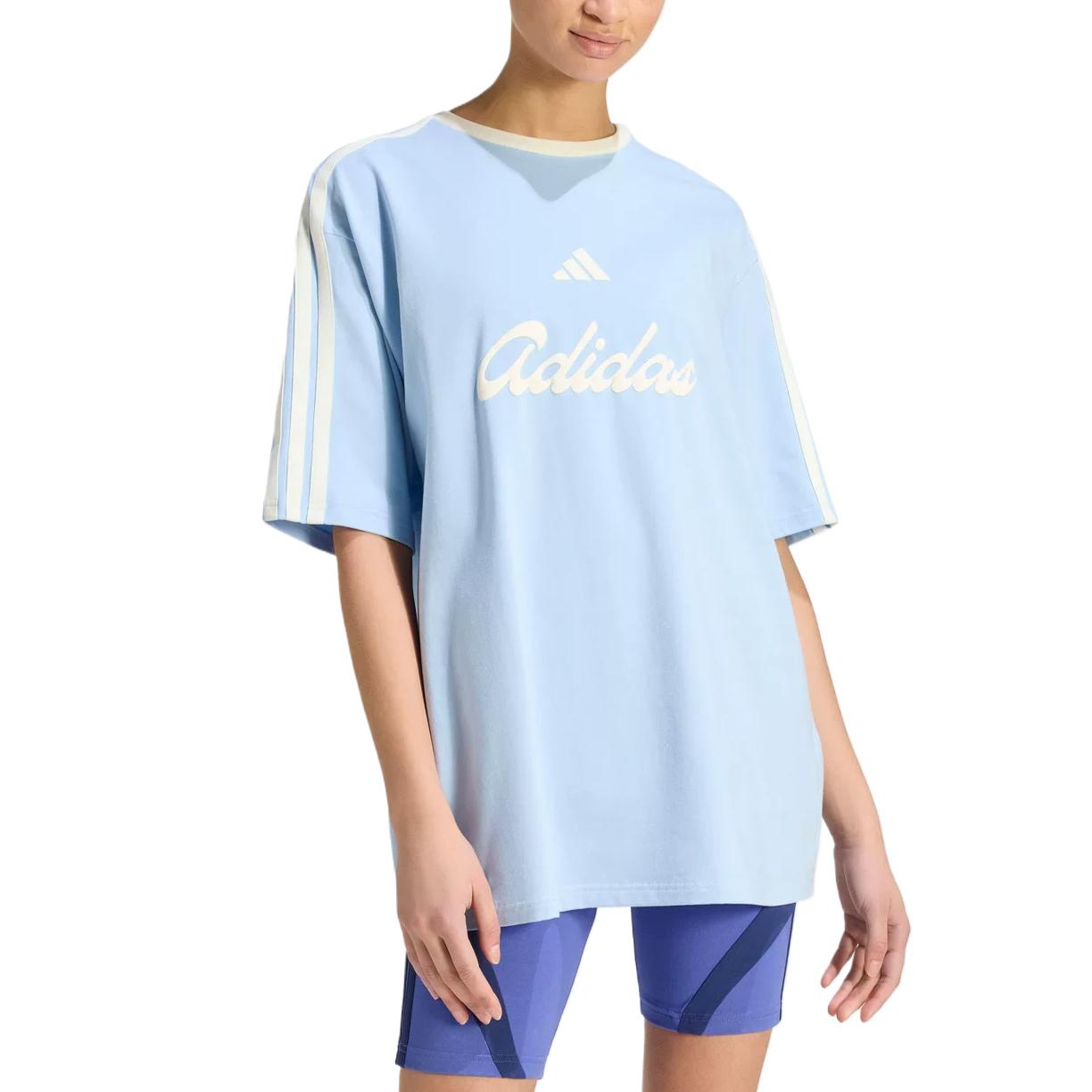 

Adidas Solid Color Short Sleeve Crew Neck Pullover T-Shirt Women tops KT-2782 S