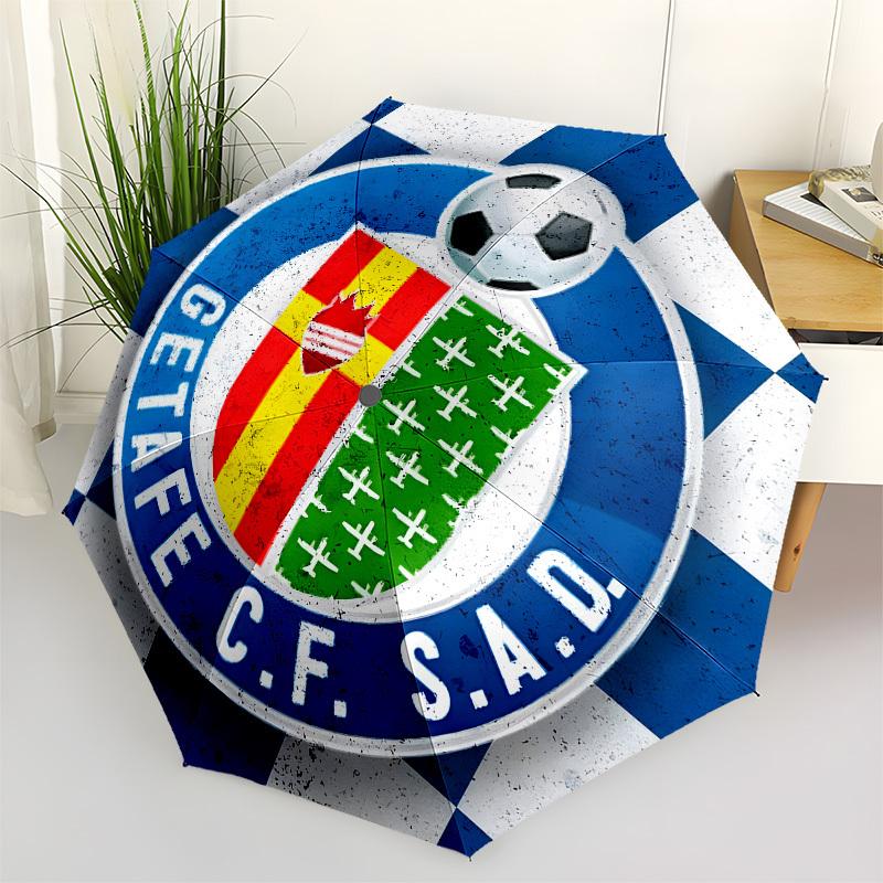 

Getafe CF, Football Club Automatic Opening and Closing, 8 rib Structure Portable Umbrella, Suitable for Men and Women in All Seasons Perfec