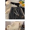 Men's Spring Autumn Side Striped Loose Straight Sports Pants High Street Ruff Handsome Corduroy Casual Pant