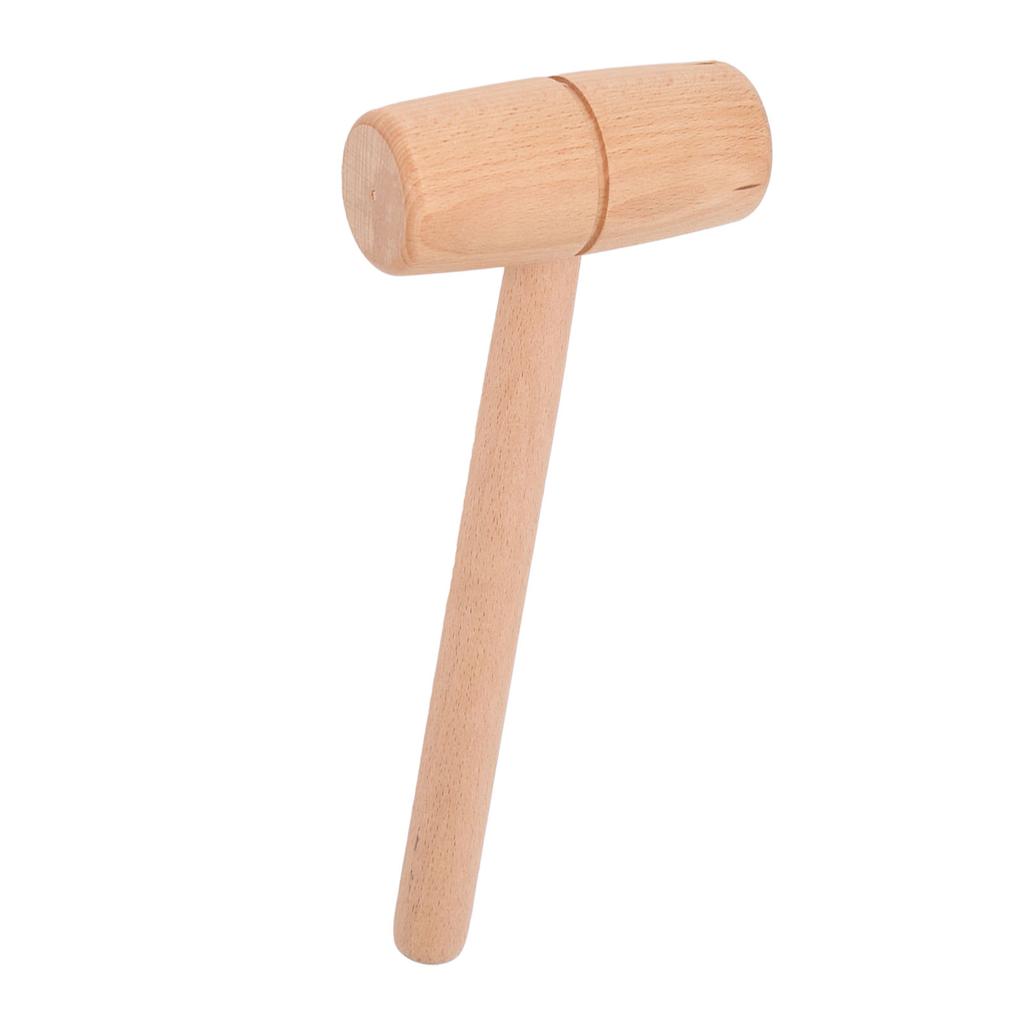 2Pcs Wood Hammer Inset Joint Multi Purpose Wooden Mallet for Factories Furniture Installation Carving Seafood Cracking