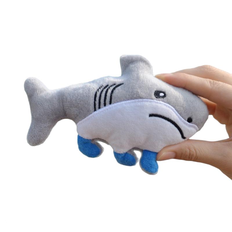 Tung Tung Sahur Plush Toy Keychains Kawaii Shark Stuffed Plushies Cute Animes Italian Brainrot Cute Doll Pendant Shark Figurine